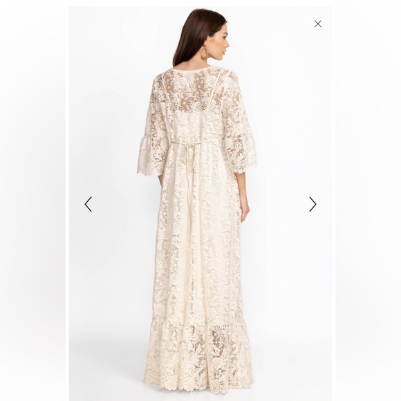 🤍NWT JOHNNY WAS HARPER LACE MAXI DRESS🌟 - Picture 4 of 7